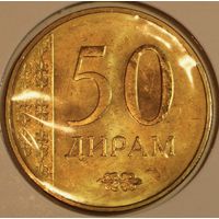 Таджикистан 50 дирам 2015 год