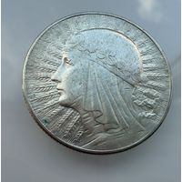 5 злотых 1934 г.  Польша.   Ядвига.  СЕРЕБРО.