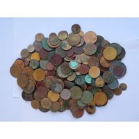 Лот "убитых" монет СССР до реформы , 700 г , с 1 рубля .