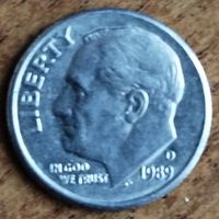 США 10 центов 1989 D