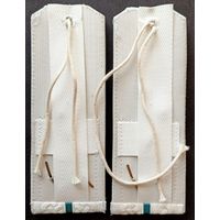 Погоны белые (таможня, 1 полоска, тип 2, 138x50 мм)