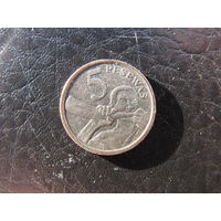 Гана 5 песев, 2007. С 20 копеек. Распродажа коллекции. Смотрите другие лоты.