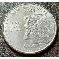США , 2000    D     Квотер штата Нью-Гэмпшир     ( 1-5-3 )