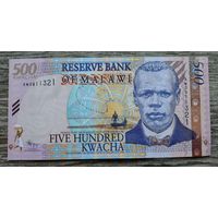 Werty71 Малави 500 квача 2011 UNC банкнота