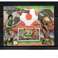 Джибути-1986 (Мих.БЛ.129В) ** , Спорт, ЧМ-1986, Футбол  MNH