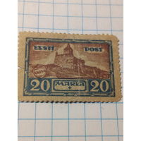 Марка Эстония 1927 год
