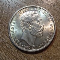 3 марки 1909 Шварцбург-Зондерхаузен - траурная Карла Гюнтера