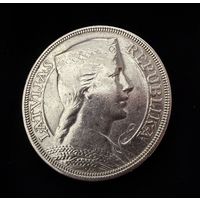 5 лат 1929 г.  Латвия.  Серебро