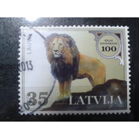 Латвия, 2012. 100 лет Рижскому зоосаду, лев