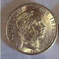 Флорин 1861 штемпельный блеск