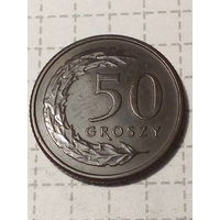 50 грошей Польша 2015 год. продам патину цвет ровный "чёрный шоколад" .сколов нет. гурт покрыт патиной.
