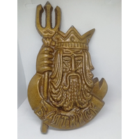 Барельеф чугун Нептун Балтийск