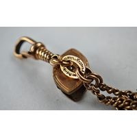 До 1917 года Кольмаръ и Юрданъ 135 см позолота цепочка для карманных часов