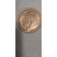 Великобритания пенни 1916