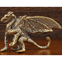 Статуэтка миниатюра Дракон Бронза