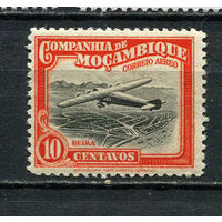 Португальские колонии - Мозамбик (Comp de Mocambique) - 1935 - Авиация 10С - [Mi.187] - 1 марка. MNH.  (Лот 39HQ)-TG3P1