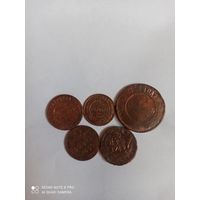 Медные монеты одним лотом