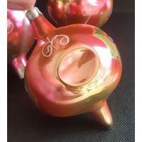 Игрушка ёлочная Нежная Абстракция, стекло. СССР