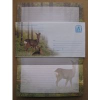 2008 г. Почтовый набор ХМК Беларусь с бумагой. Казуля. Косуля. З. 8077-08 .