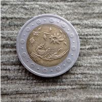 Werty71 Иран 500 риалов 1383 2004 биметалл птица