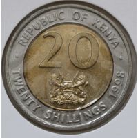 Кения 20 шиллингов 1998 год