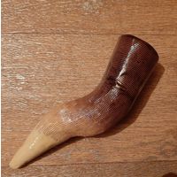 Рог для питья сувенир,  керамика.