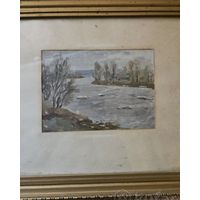 Агибалов Лев Иванович пейзаж картон масло