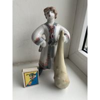 Новогодняя распродажа !Статуэтка Богатырь с дубиной (УССР, Полонне 1960-е годы)