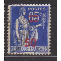 Франция 1940 год Лот 7 С НАДПЕЧАТКОЙ