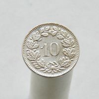 Швейцария 10 раппеннов 1954