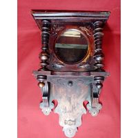 С рубля без мц. корпус для настенных часов. 65х42х18см. диаметр отв 18см.