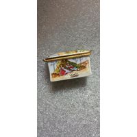 Фарфоровая шкатулка Del Prado Collection EP  СОСТОЯНИЕ ! НА  ФОТО . ОРИГИНАЛ  .  Распродажа Коллекции !!! . Экспресс  Аукцион  не с рубля без МПЦ и прочего 3 ДНЯ  .Много лотов в продаже .