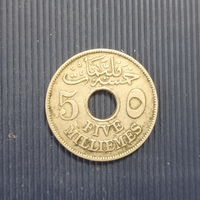 Египет 5 милльемов 1917 год протекторат Британии