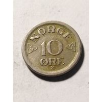 Норвегия 10 оре 1957
