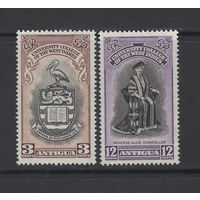 Антигуа / Antigua 1951** Университет, Герб, Принцесса Алиса, пара