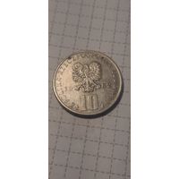 10 злотых Польша 1982 год