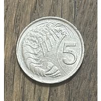 Каймановы Острова 5 Центов 1977г.