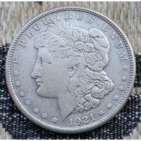 США 1 доллар 1921 года, S. Редкая! Серебро! Сторгуй за свою цену, предложи обмен!