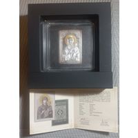 С Рубля ! Икона Пресвятой Богородицы "Смоленская". 20 рублей. 2010 год Серебро