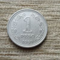 Werty71 Аргентина 1 песо 1959