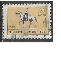Турция. Конная статуя в Анкаре. 1972г. Mi#2257.