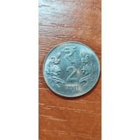 Индия 2 рупе 2011