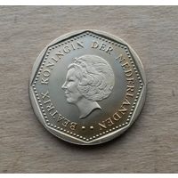 Нидерландские Антильские острова, 2,5 гульдена 1989 г., Беатрикс (1980-2013)