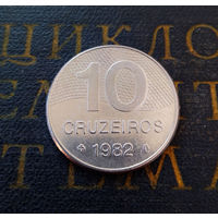 10 крузейро 1982 Бразилия #01