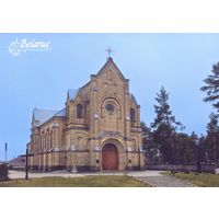 Беларусь 2024 открытка Островец костёл