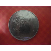 100 лир Италия 1975 год