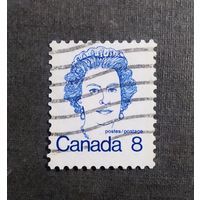 Марка Канада 1973 год Королева