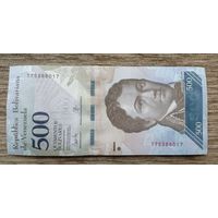 Werty71 Венесуэла 500 боливаров 2017 UNC банкнота