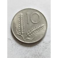 Италия 10 лир 1977