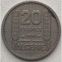 Алжир 20 франков 1956 г.